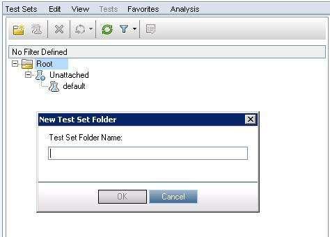 Step 1 : Create a Root folder as a container for having the test sets.
