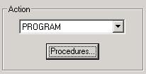 From the Action list, select Program (see figure below). Figure 18 Selecting Program from the Action List box 2.