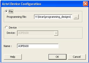 Figure 100 Chain Configuration Window 8. In the Chain Configuration window, click the Add Microsemi Device button to add devices to the chain. The Add Microsemi Device dialog box appears. 9.