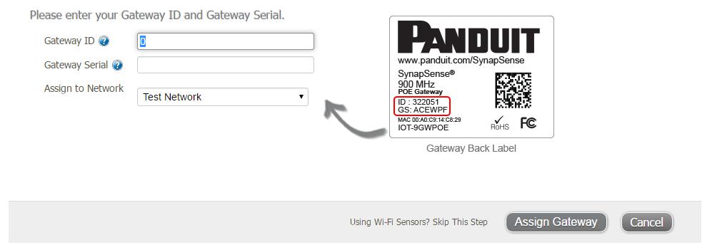 1. Create a Panduit User Account and Setup Sensor Network If this is your first time using the SynapSense900 online system, you will need to create a new account.
