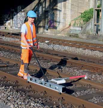 In this way, even long tracks can be measured without any problem and acoustically suitable test sections can be quickly identified.
