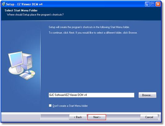 10 EZViewer DCM Installation In the next screen it is show a recap of the choices you had made during this installation process, you may review them, and if you wish to