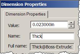 Note that the Type Linear Dimensions, Units in, Value, and