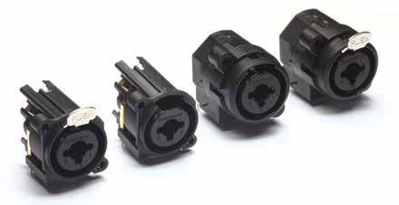 AC SERIES DUAL 1/4 (6.35mm) / XLR The AC Series C type chassis receptacles feature two connectors in the one space saving housing. A combined XLR female receptacle together with a 6.