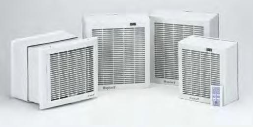 WALL OR WINDOW EXTRACT FANS Series Complete range