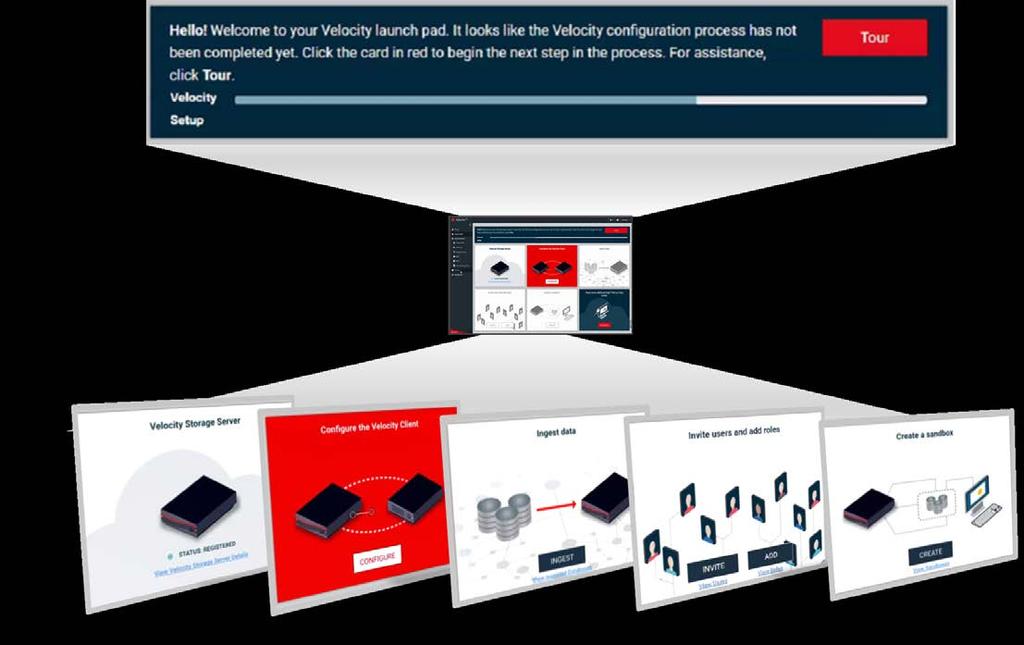 Lab Review: Copy Data Management with Veritas Velocity 4 Next, as shown in Figure 4, ESG Lab used the Velocity Cloud Portal to step through each step in the configuration process.