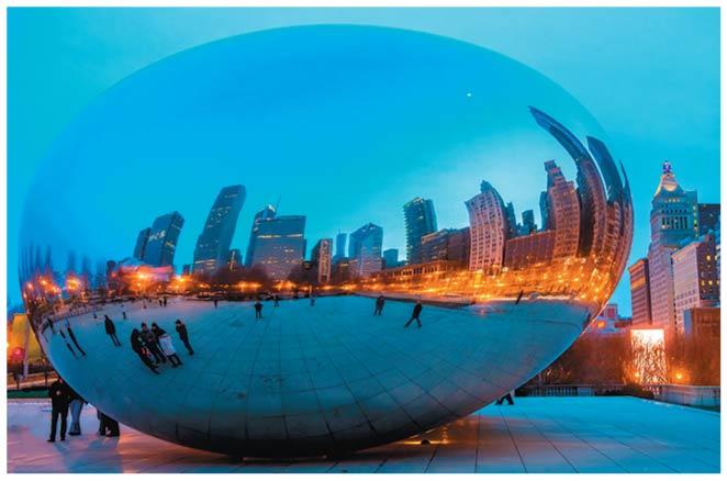 Image Formation with Spherical Mirrors A city