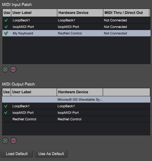 MIDI Inputs Plugins and chains are not directly connected to your MIDI equipment.