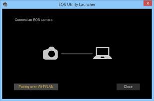 Establishing a Wi-Fi Connection Operation on the Computer-2 7 8 9 Start EOS Utility.