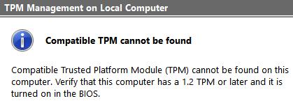 Naprave brez (združljivega) TPM čipa Preden pričnemo s pripravo orodja BitLocker, je potrebno pri napravah brez združljivega TPM čipa narediti sledeče prilagoditve: Odpremo začetni meni, vpišemo