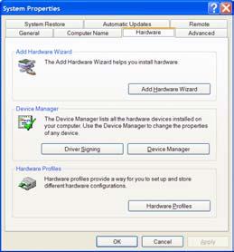 Early versions of Windows 2000 and Windows XP did not install the USB 2.0 drivers properly in all cases.