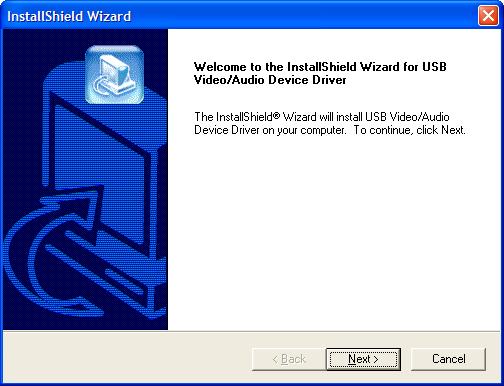InstallShield Wizard which will display the