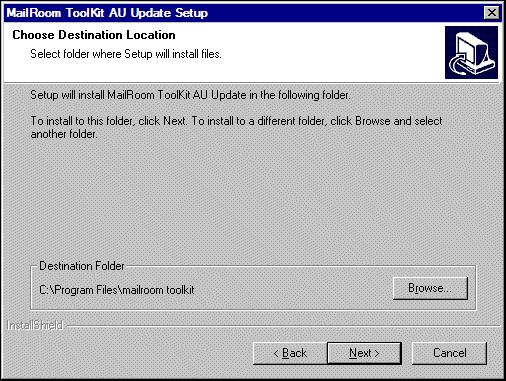 By default, the location is C:\Program Files\Blackbaud\Postal Tools. 3. Open the AUUpdate.exe file.