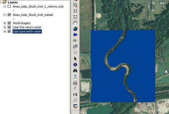 Your turn: load Ames_lidar_data.mxd let s assume you ve already created a point shapefile from.