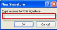 You can also set different signatures up for different e-mail accounts from which you can choose. Creating a Signature 1.