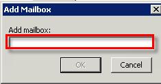 Microsoft Outlook 2010 Basics 63 8. Click in the Add Mailbox field. 9.