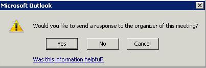 88 Microsoft Outlook 2010 Basics Or 6. If you do not want to send any response when declining a meeting notice, select Do Not Send a Response. Deleting a Meeting 1.
