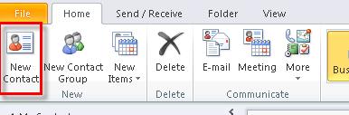 You can add contacts to your personal contact folders. 1.