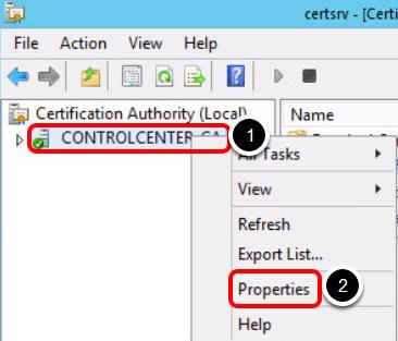 Getting the Certificate Authority Server Name The first item that you will need when integrating AirWatch to ADCS is the name