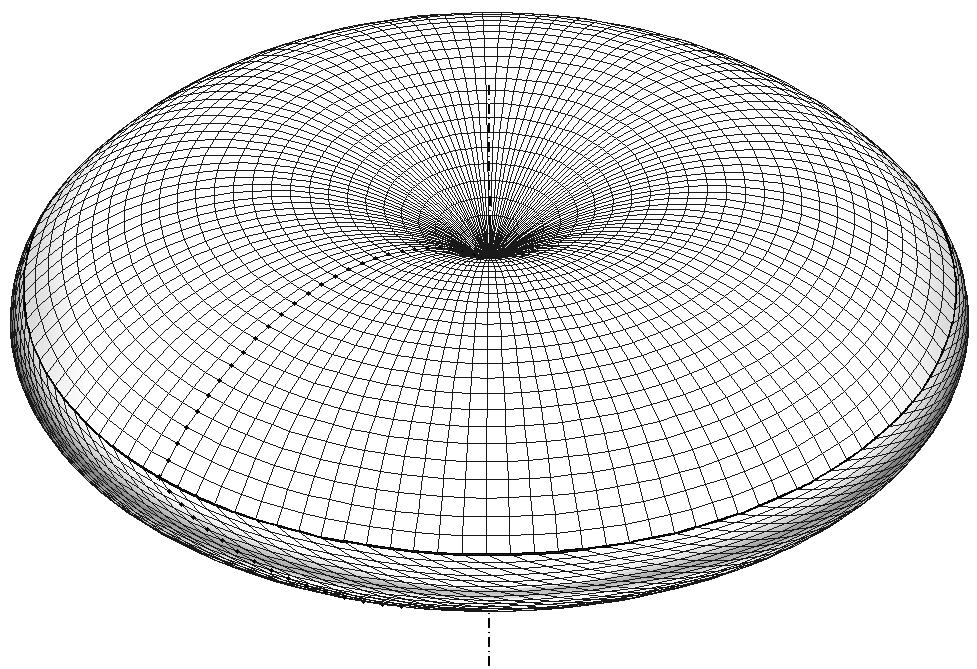 The number of boundary surfaces (1 or 2), the data for circle(s) C i,a (and C i,n ), and the range limits {u s i,k, ue i,k } is all that needs to be saved for vertex space i.