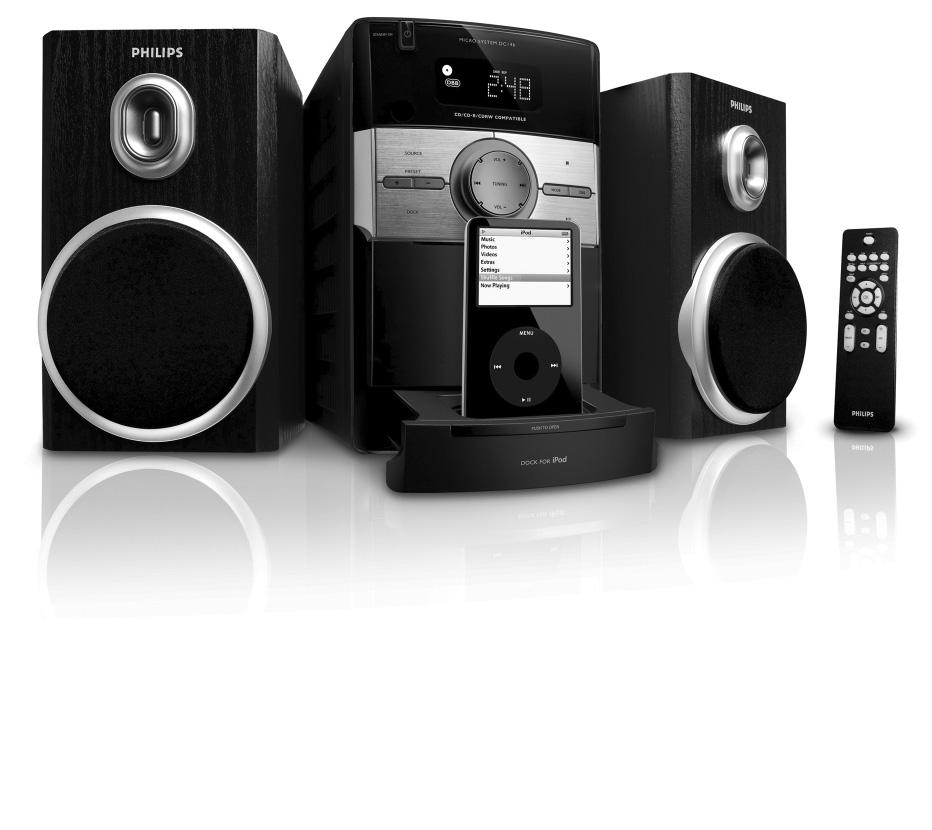 Micro Hi-Fi System DC146 Register your product and get support at www.philips.