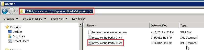 Locate the corresponding proxy-config-portal-x.