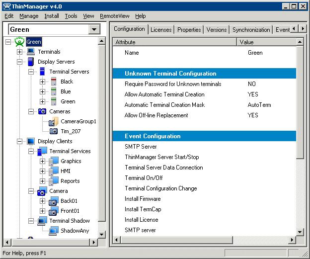 Display Servers and Display Clients ThinManager 4.