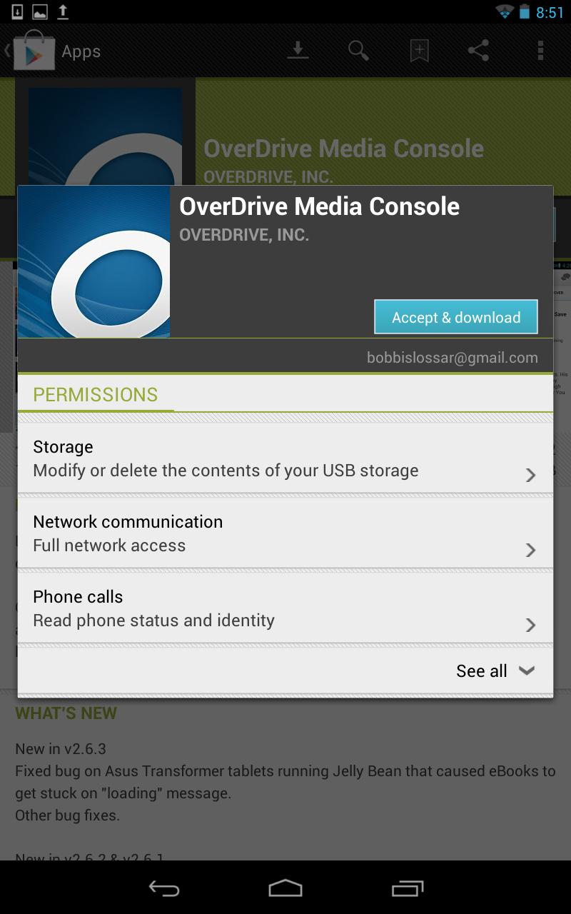 Install the App Locate the App Store on your device to download the free Overdrive Media Console App.