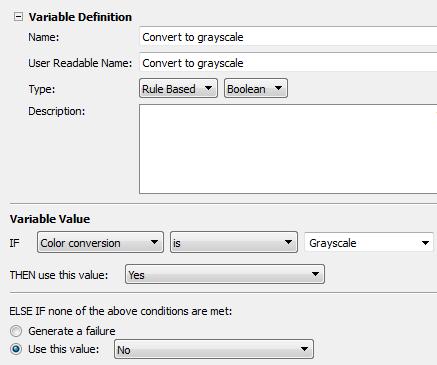 Testing variables in a Variable Set In the Enfocus Variable Set Editor, you can review and verify settings within a Variable Set to ensure the variables work as expected.