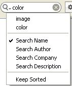 4 Finding a Preset To search for a Preset, you can either browse through the databases, or use the filter at the top of the panel. 1.