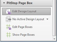Tool Icon Edit Design Layout Description Allows to modify a part of the Design Layout (such as guides, page boxes,...) manually.