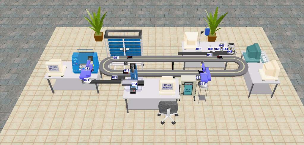 INDU 411 Computer Integrated Manufacturing Lab Manual communication between each station in cell are introduced and the production operation is shown through an example.