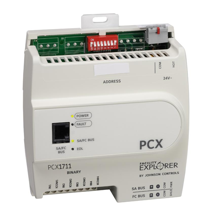 Expansion Input/Output Module (F-PC) The F-PCs are expansion I/O modules with integral RS-485 MS/TP communications. Figure 7: F-PC7 Note: At F-PCT Release 0.