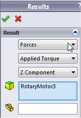 We will now plot the torque of the motor that is required to produce the 60-rpm motion with the 20-lb load applied.