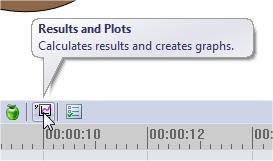 Click on the front face of the wheel, and click the check mark. A plot will be created of the angular acceleration versus time. The plot can be dragged around the screen and resized.