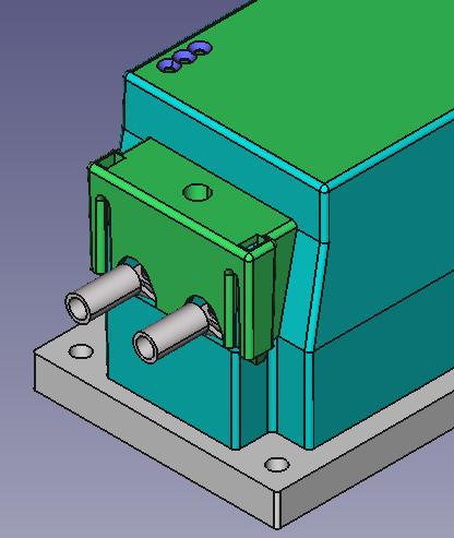 relay baseplate with one of the 4 holes