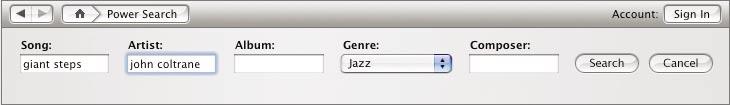 With the music store displayed, click the Browse button in the upper-right corner of the itunes window. Step 2. Choose a genre, then an artist.