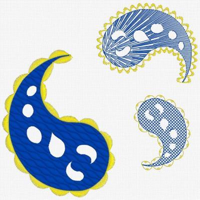 6D Embroidery Software - Pretty Paisleys By: Soni Grint Learn what type of picture is best to use for a background while digitizing these pretty paisleys.