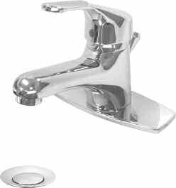 S0 Solitaire Lavatory Fitting W/ Pop-Up S0 Specification: Commercial grade cast brass single lever lavatory fitting with pop-up waste, " (0 mm) cover plate,.0 gpm (.