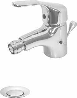 S0 Solitaire Bidet Fitting W/ Pop-Up S0 Specification: Commercial grade cast brass single lever bidet fitting with pop-up waste,.0 gpm (.