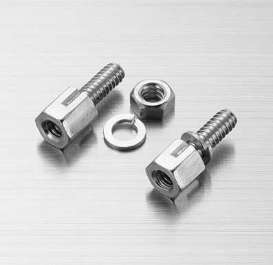 DJJJK SUBMINIATURE & K CONNECTOR SERIES Accessories/ock screw block A varietly of accessories are available for the D subminiature connectors.