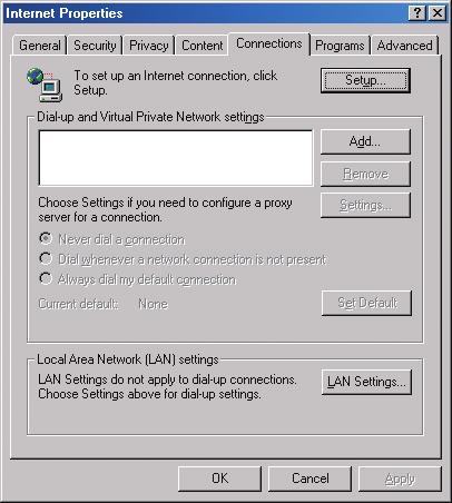 For Windows 98SE/2000 Please select Start Menu - Control Panel