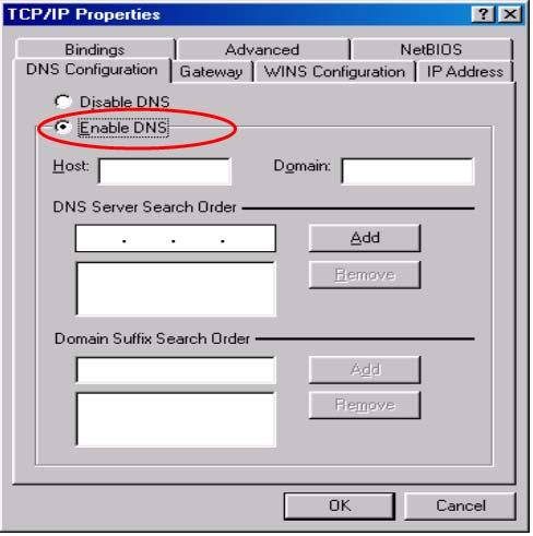 Appendix Windows TCP/IP Setup Check the TCP/IP Setup of Windows ME/98SE (continued) Using a Specific IP Address