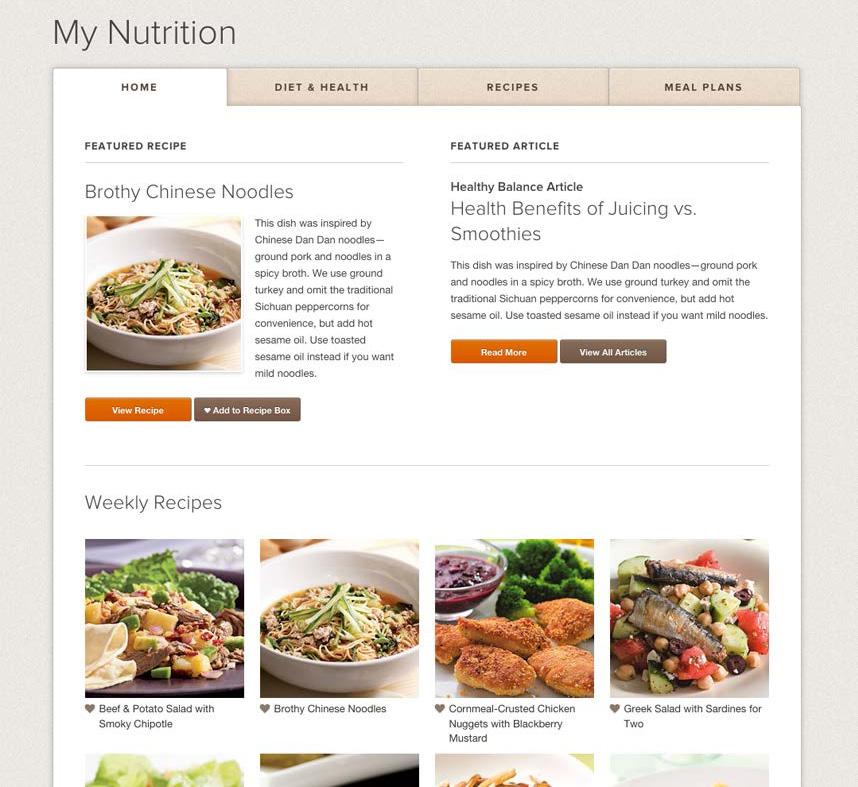 NUTRITION 9 Nutrition Home Page Eating right is easy, stress-free and delicious with MDVIP Connect s personalized 28-Day Meal Plans.