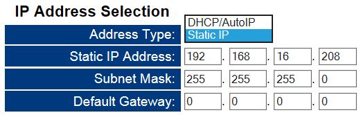 2 IP address modification 2.