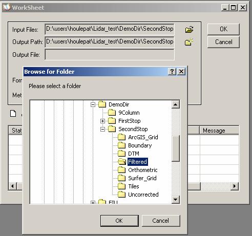 2. Select output directory It is recommended that the filtered data be placed into a new folder. 3.