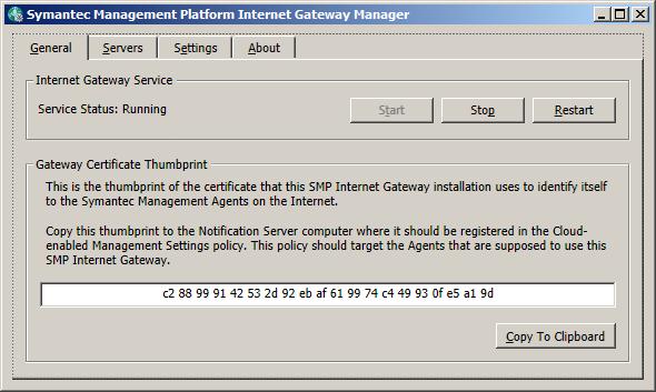 Leave all of the settings in the IP Addresses and Ports section as they are and click Next. This setting configures the port that the Internet Gatway communicates with the Agents (Port 443). 8.