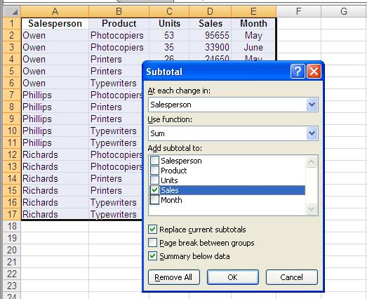 BSBITU402A Complex Excel 2007 11. Click on any cell within the list 12.