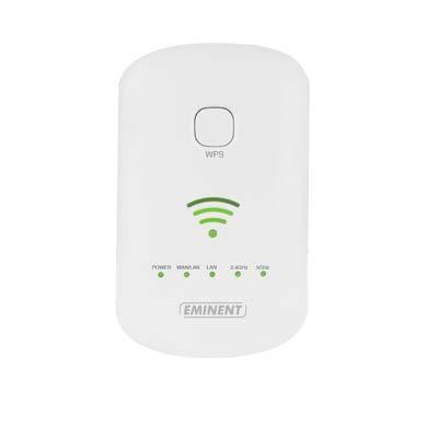 4.0 Connecting the EM4597 to your modem/router There are three different ways to connect your EM4597 to your modem/router. 11 ENGLISH 4.1 Configure the wireless repeater using the WPS button 1.