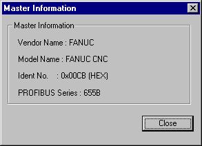 2 When the PROFIBUS software series is 6558, 6557/09 or later, or 655G, refresh time calculation is not supported. 3.2.17 Master Information Screen This subsection describes the Master Information screen.